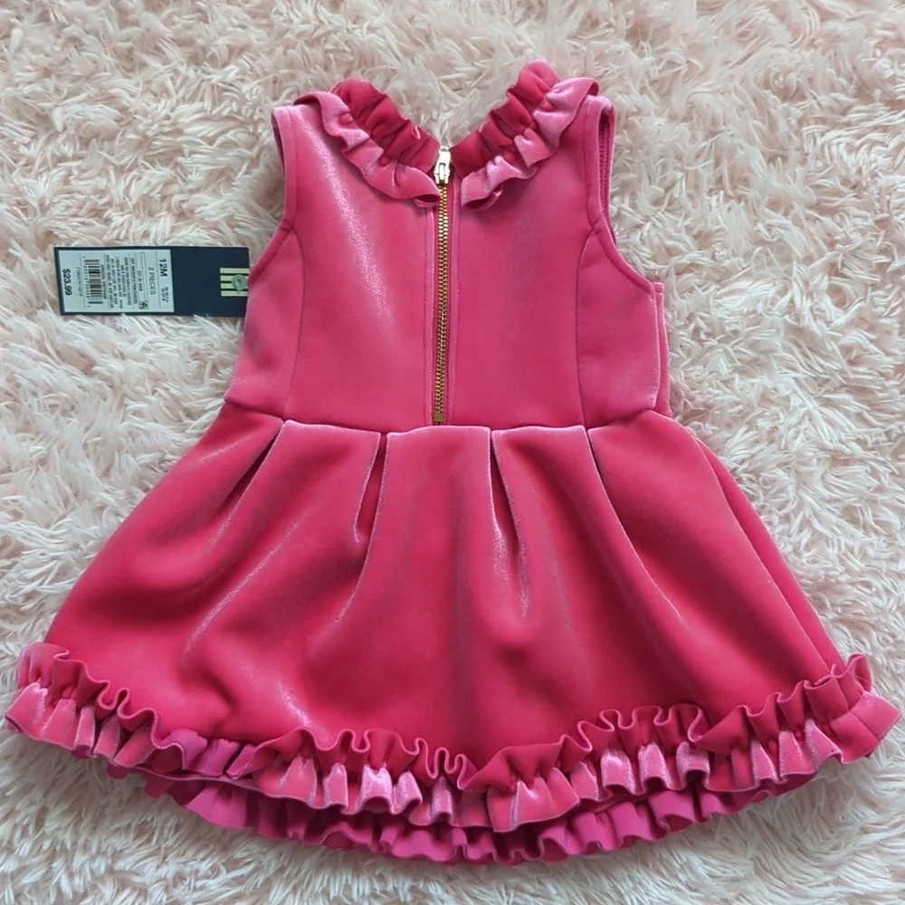 OshKosh B'gosh Pink Ruffled Formal Dress